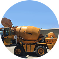 Self-loading Mobile Concrete Mixer