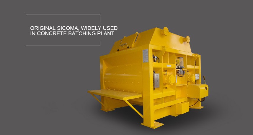 SICOMA Double Shaft Concrete Mixer