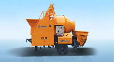 DHBT15 concrete mixer with pump