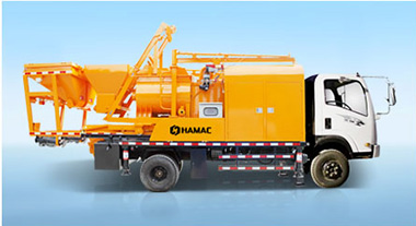 HBT15 concrete mixer with pump