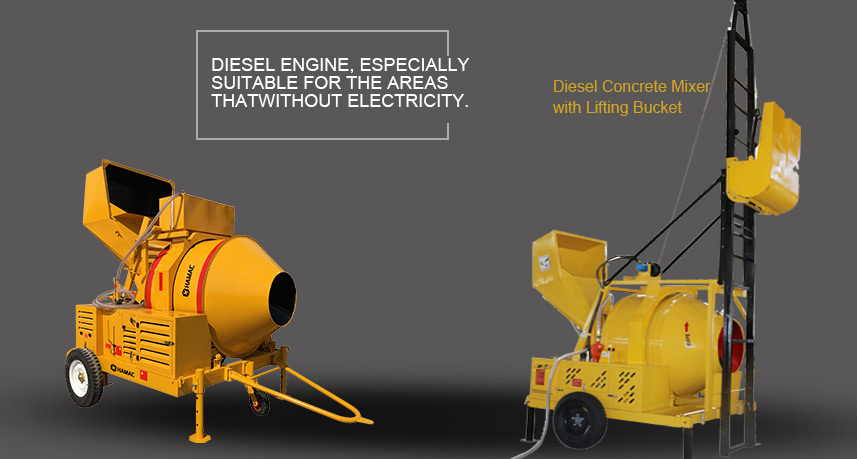 JZR Diesel Driven Concrete Mixer