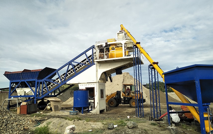 Mobile Concrete Batching Plant