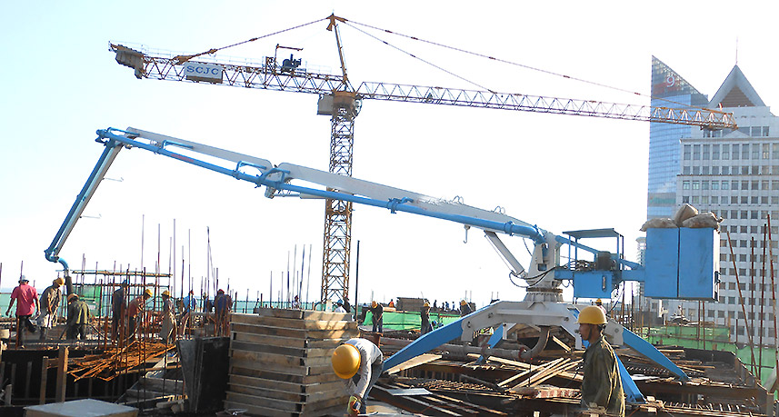 Hydraulic Concrete Placing Boom