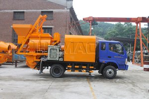 HBT25-L2 Electric Mobile Concrete Mixer Pump in Russia